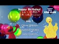 July 1-15, 2025 Birthday Buddies PBS Kids