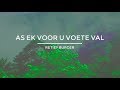 As ek voor u voete val  retief burger  official lyric