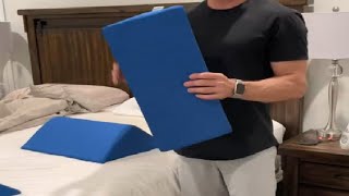 Positioning Wedge Pillow for Side Sleeping, REVIEW! Amazing Positioning Pillows  Cleanable Comfortab