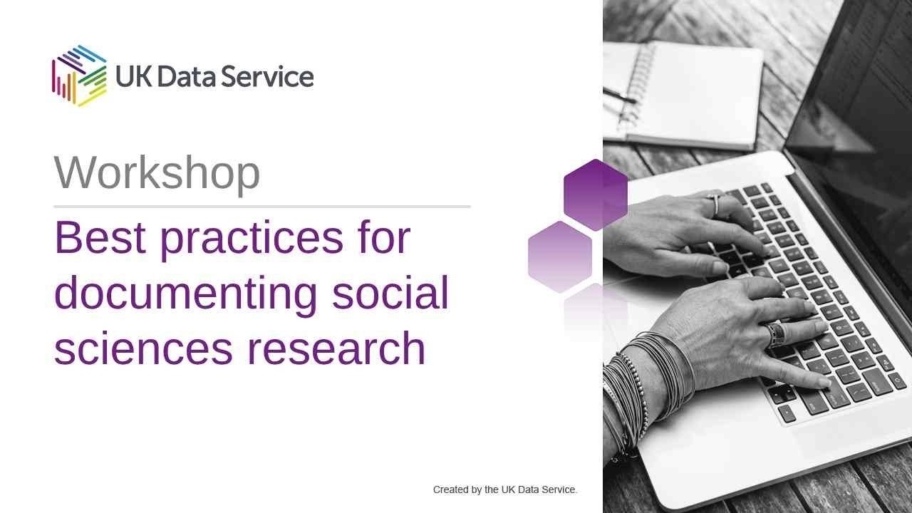 Thumbnail for Best practices for documenting social sciences research