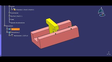 Animation in CATIA For Prismatic Joint