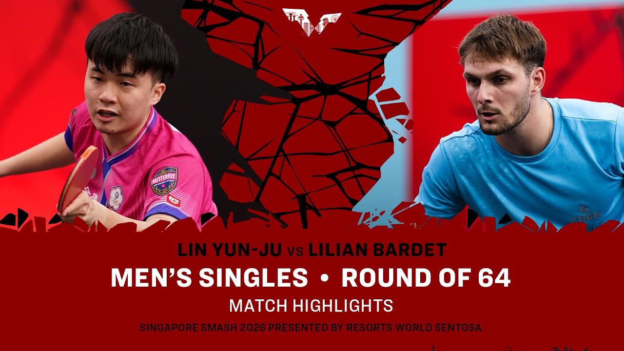Lin Yu-Ju vs Lilian Bardet | MS R64 | #WTTSingapore2026 - YouTube