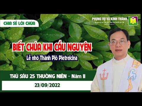 Đề tài 384: CHÚA GIÊSU LÀ AI ? (23/09/2022)