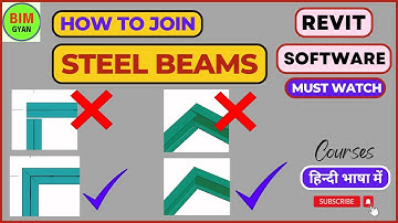 How to join Steel Beam in Revit #bimgyan #bim #architecture #dynamo #youtube #civilengineering