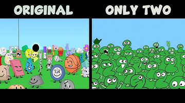 TPOT Intro but Only Two | Original vs Reanimated Comparison #BFDI