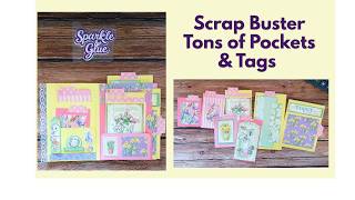 Graphic 45 Scrap Buster! 🌸 DIY Flip Pocket Folio Tutorial (Grow With Love)