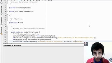 Tutoriales JAVA: Contar dígitos de un Número. 2/2