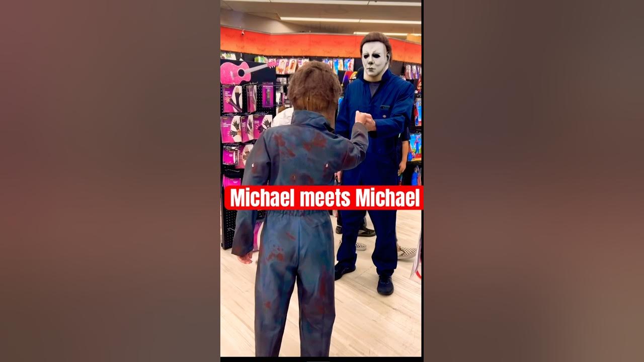 Michael Myers meets Michael Myers in Spirit Halloween YouTube