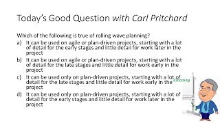 PMP Certification Exam Prep Good Question #46