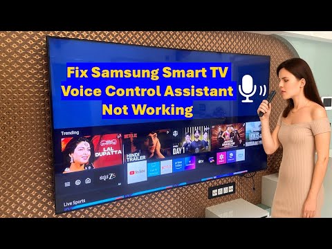 How to Fix Samsung Smart TV Voice Control Assistant Not Working (Remote Voice Search Not Working)