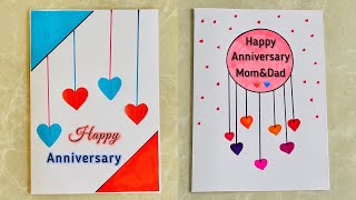 2 DIY Anniversary Cards for Parents🥰 Beautiful Anniversary Card ideas for Mom & Dad🥰 diy gift screenshot 4