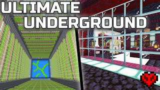 The ULTIMATE UNDERGROUND BASE in Hardcore Minecraft!