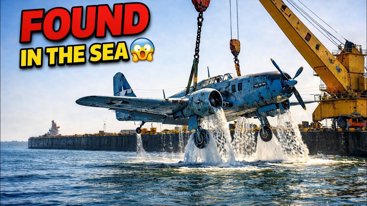 We Found a Lost Airplane in the Sea 😱 | Old Aircraft Recovery from Ocean