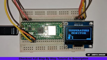 Build a CPU Temperature Monitor with Raspberry Pi Pico/Pico W & SH1106 OLED