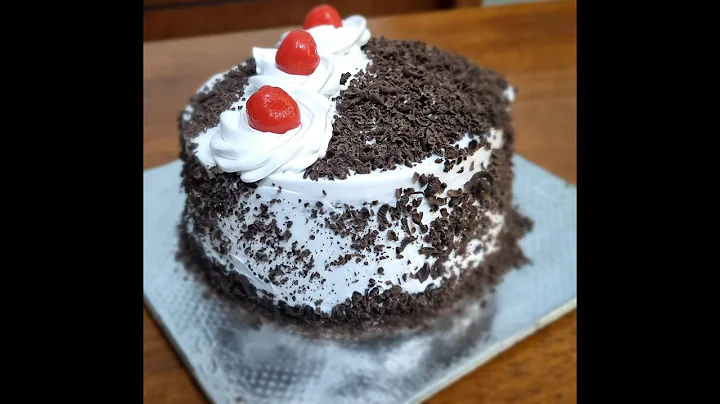 Black Forest cake with cherries /    ( )/ Trending  cake / Soft / Yummy