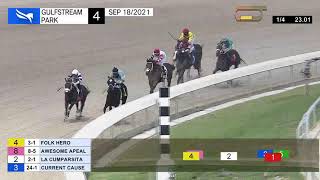 Gulfstream Park September 18, 2021 Race 4