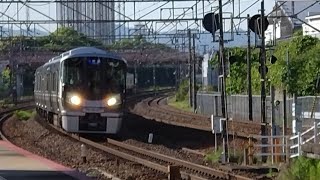 JR西日本 225系100番台 L編成＋223系2000番台 J編成 普通 網干行き 膳所駅 20240510