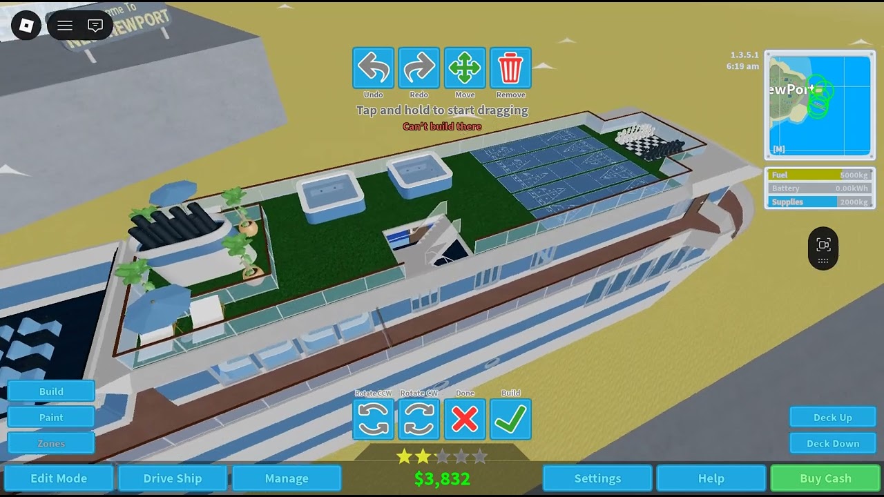 Roblox cruice ship tycoon #3