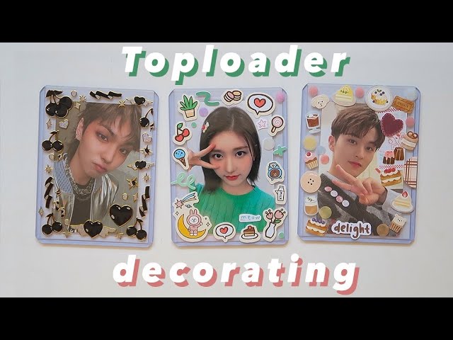 Kawaii Toplader Sticker Sheets, Kpop Deco Stickers, Toploader Deco 