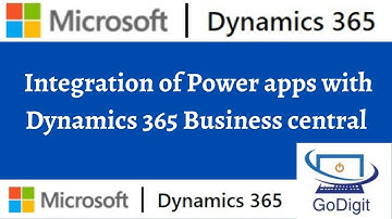 Integration of Power apps with Dynamics 365 Business central- Part 1