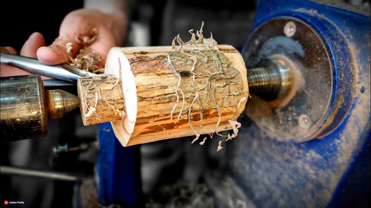 Woodturning - Making a wooden work of art ! - YouTube