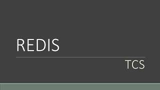 TCS Redis Interview Questions #redis #kafka #kinesis