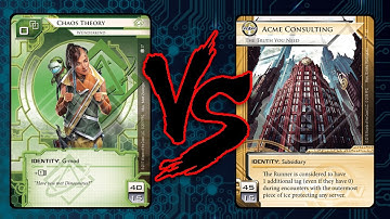 Android: Netrunner - Crash Test #314 Chaos Theory BackToBasic VS NBN Acme SandBurg