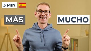 Mucho vs Más - 'A lot' vs 'More' in Spanish by Real Fast Spanish 12,479 views 1 year ago 4 minutes, 7 seconds