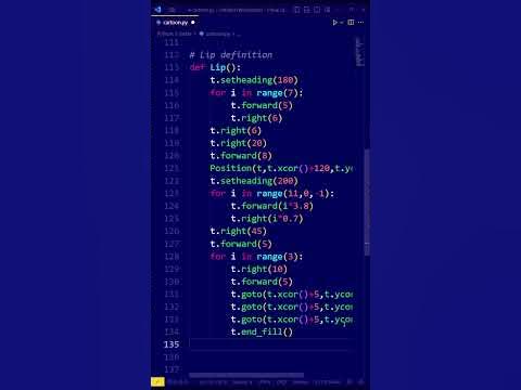 Drawing THIS Cartoon Character with TURTLES | Python | Turtle Tuesdays ...