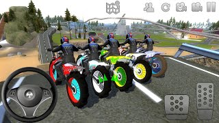 Juego de motocicletas - Paseo extremo en motocicleta #126-Jugabilidad Offroad Outlaws-Juegos Móviles screenshot 4