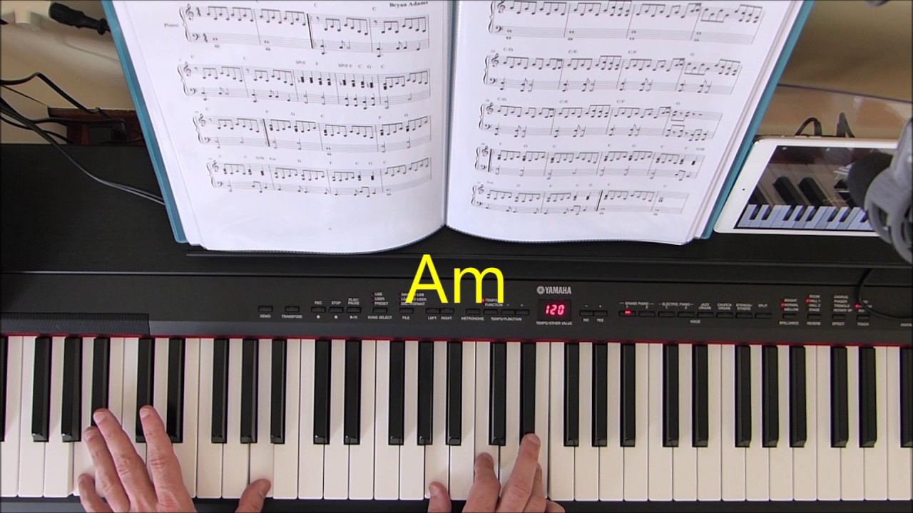 Straight From The Heart Bryan Adams Piano Tutorial How To Play YouTube