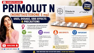 Primolut N Tablet (Norethisterone 5 mg) | Uses, Dosage, Side Effects & Precautions 