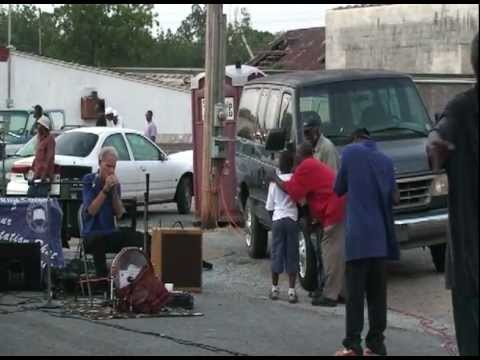 street blues party in Holly Springs, Mississippi (...