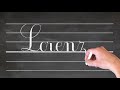 Ecrire lorenzo  prnom lettres cursives attaches  ecole primaire  cpce1ce2