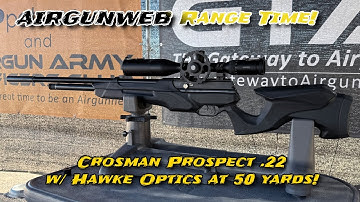 Crosman Prospect .22 w/ Hawke Optics 50 Yard Range Time - Affordable, Awesome, Airgun!