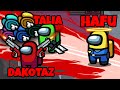 Pacifist Hafu's Imposter Partners go on a RAMPAGE and Carry Her! | Among Us