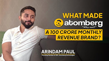 Decoding the strategic triumph of Atomberg I Growth Tales - Arindam Paul, Founding member & CBO
