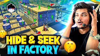 Free Fire Hide And Seek In Factory Bermuda Map😍🤣Winner Get 1,00,000Diamonds💎 -Garena Free Fire