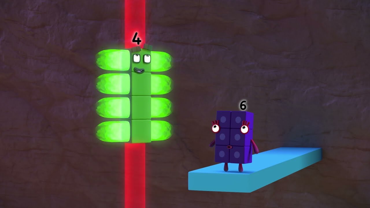 3.24 DIE STRAHLEN REITEN | Mathe für Kinder | @numberblocksdeutschOffizieller