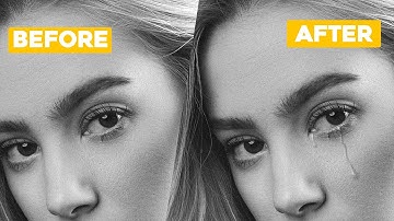 How to create REALISTIC TEARS in Photoshop