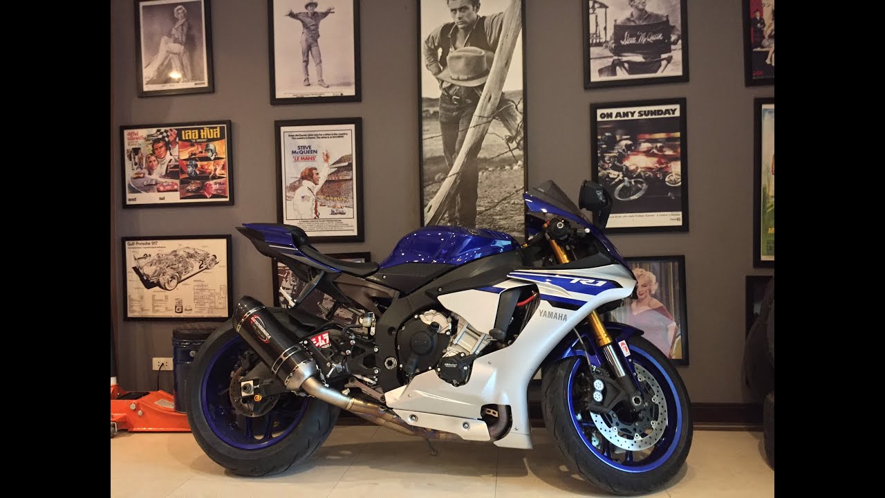 Yamaha R1 yoshimura exhaust full de cat and reflash ecu sound YouTube