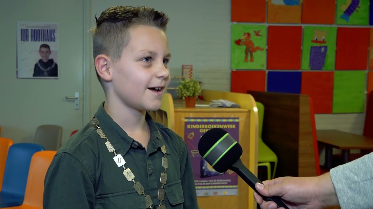 Installatie kinderburgemeester Jur Roothans