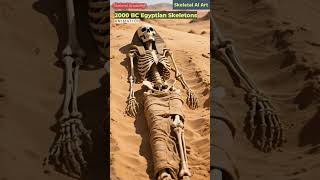 Illustration of 2000 BC Egyptian Skeletons Animation | Skeletal AI Art | 173