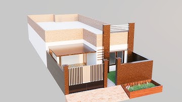 Complete Front Elevation Design - 3DS Max | Exterior Design Modeling and Rendering