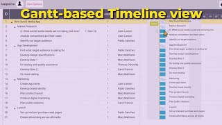 Who, What, When at a Glance: Timeline View