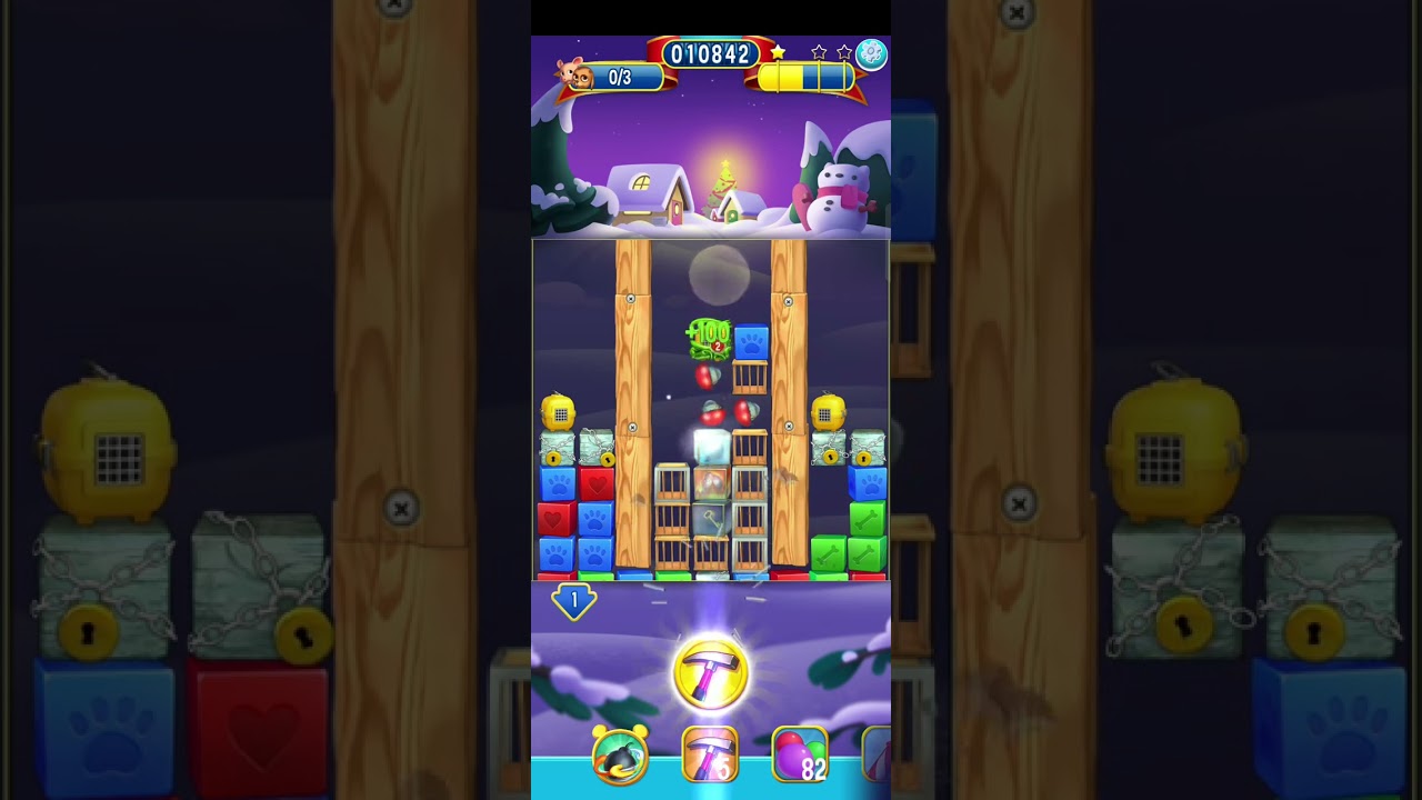 Pet Rescue Saga level 4344 one hammer