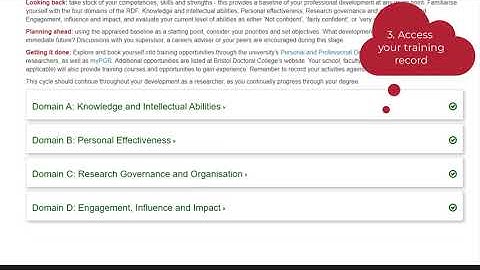 my Personal and Professional Development Planning (myPGR)