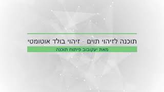 זיהוי אוטומטי אם האותיות הן בולד או גופן רגיל