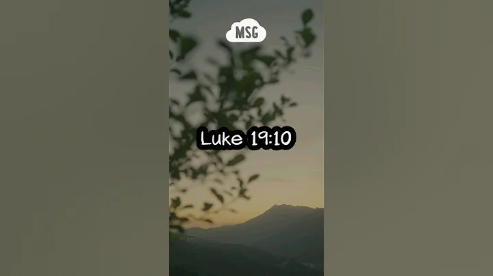 A Bible verse about Jesus Christ ✝️ Luke 19:10