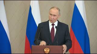 #РоссияКазахстан Владимир Путин: обсуждали новые маршруты прокачки нефти и газа в третьи страны